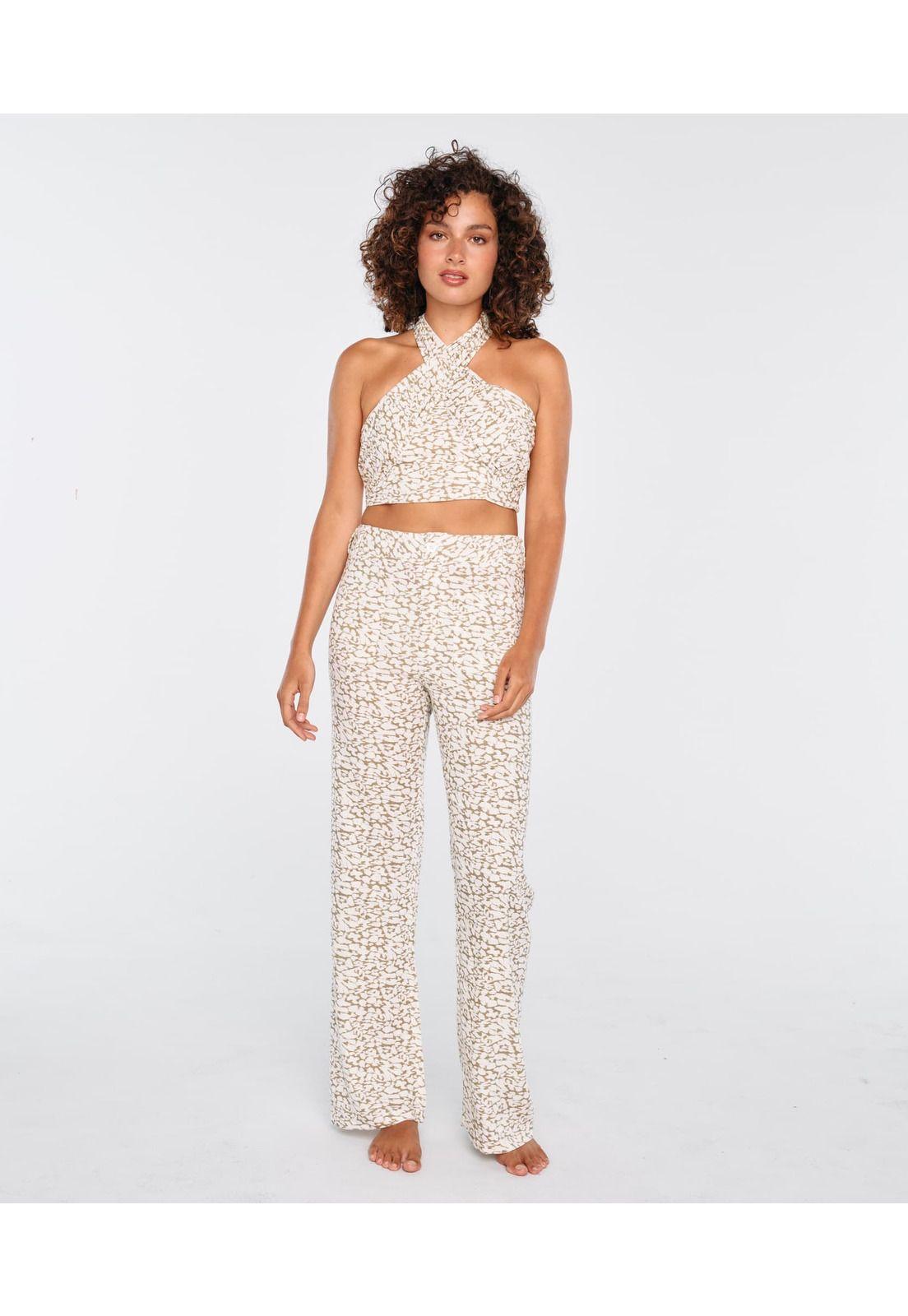 Pantalón Mujer Bolsillos Green Leo-3