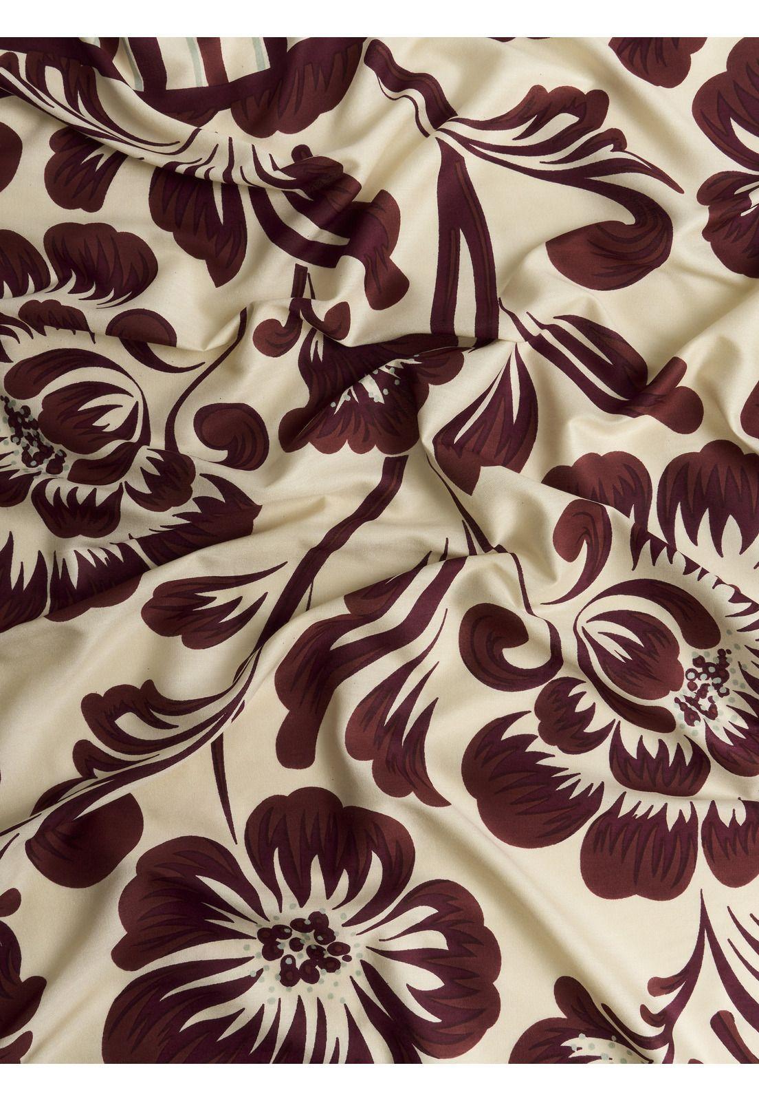 Pañuelo Cuadrado Estampado Flores Boho-3