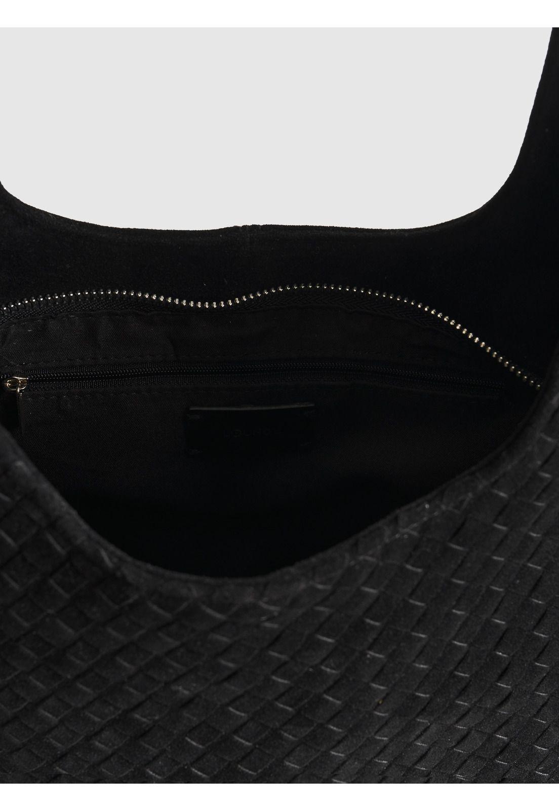 Cartera De Hombro Medialuna Tejida Woman-3