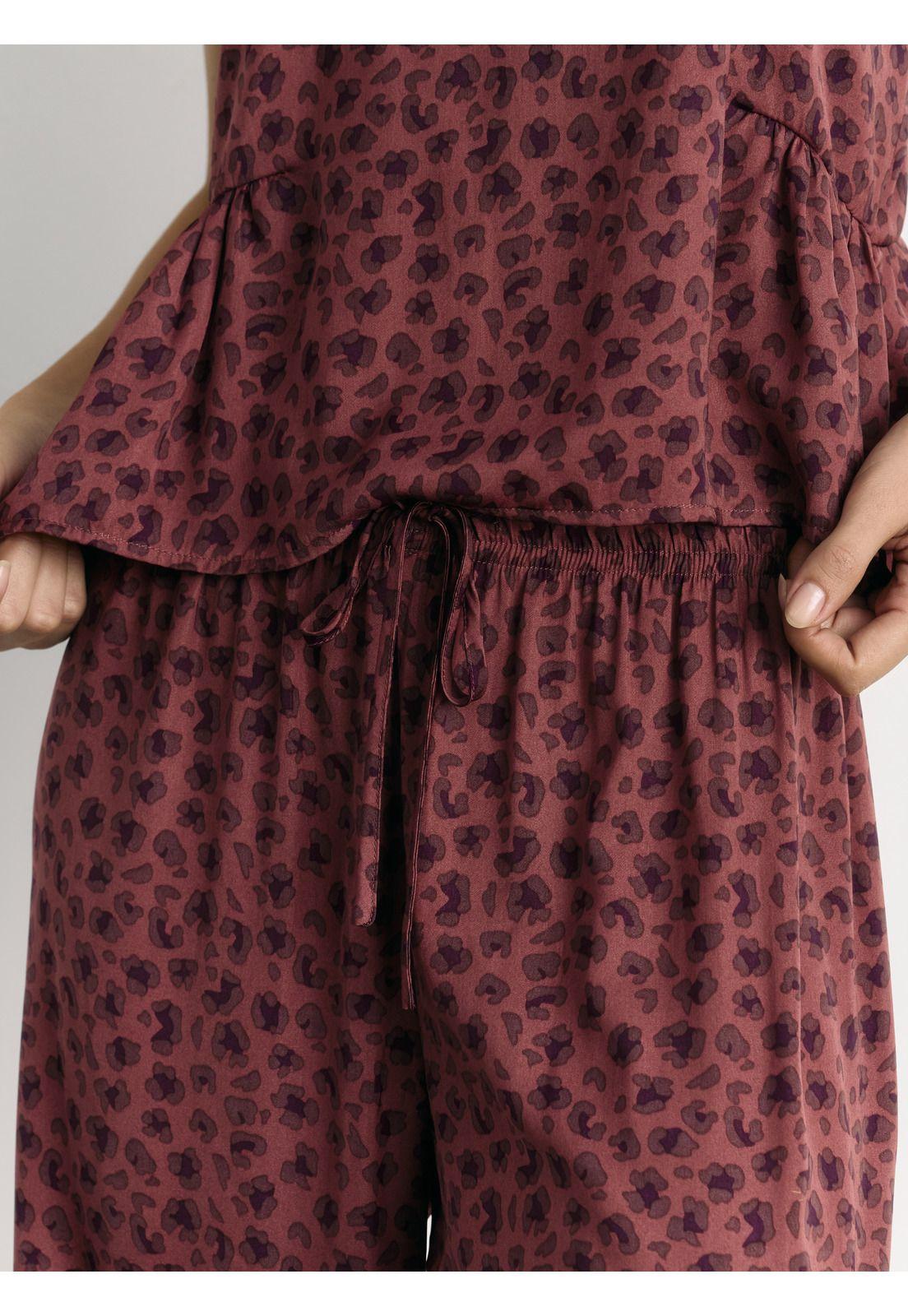 Pijama Satinado Animal Print-1