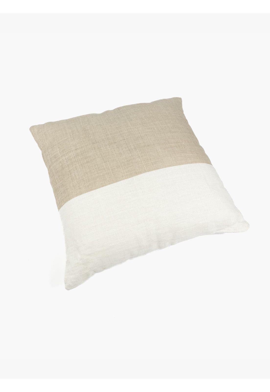 Cojín Dos Tonos Beige-1