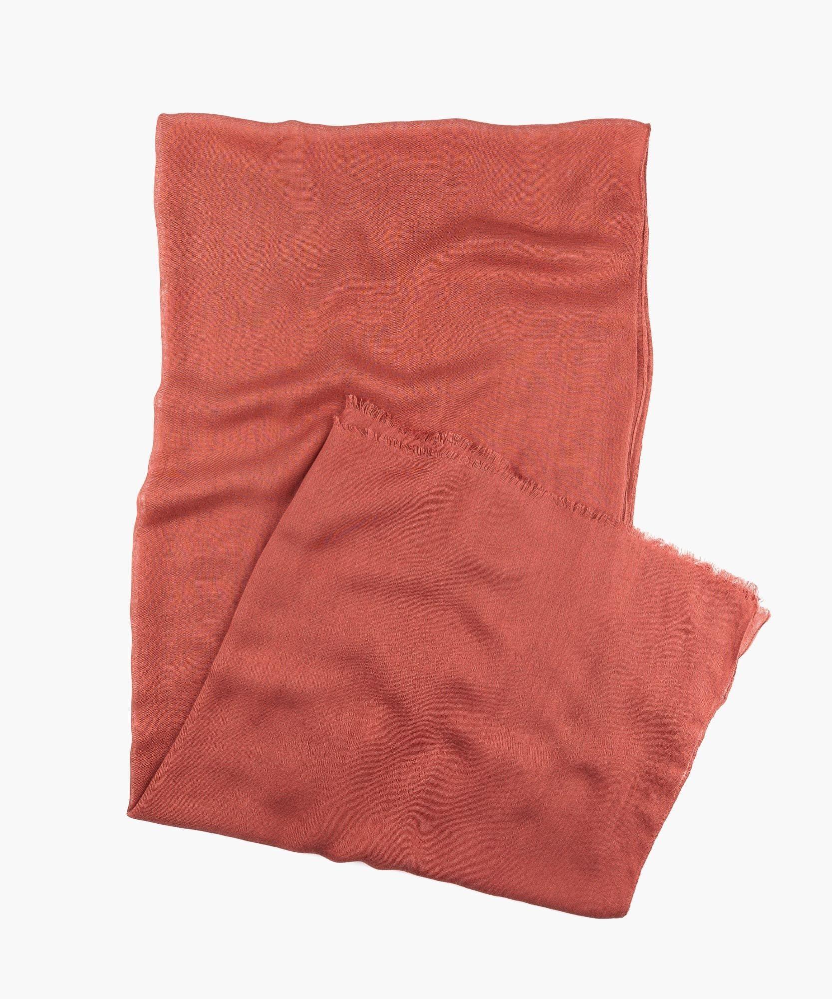 Estola Mujer Lisa Terracota-1