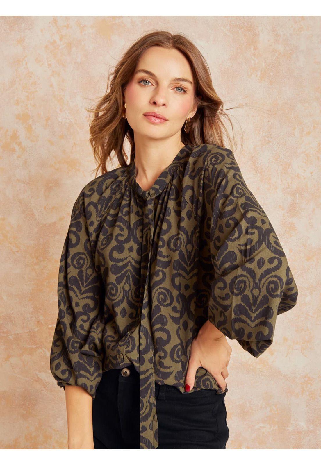 Blusa Boho Estampado-0