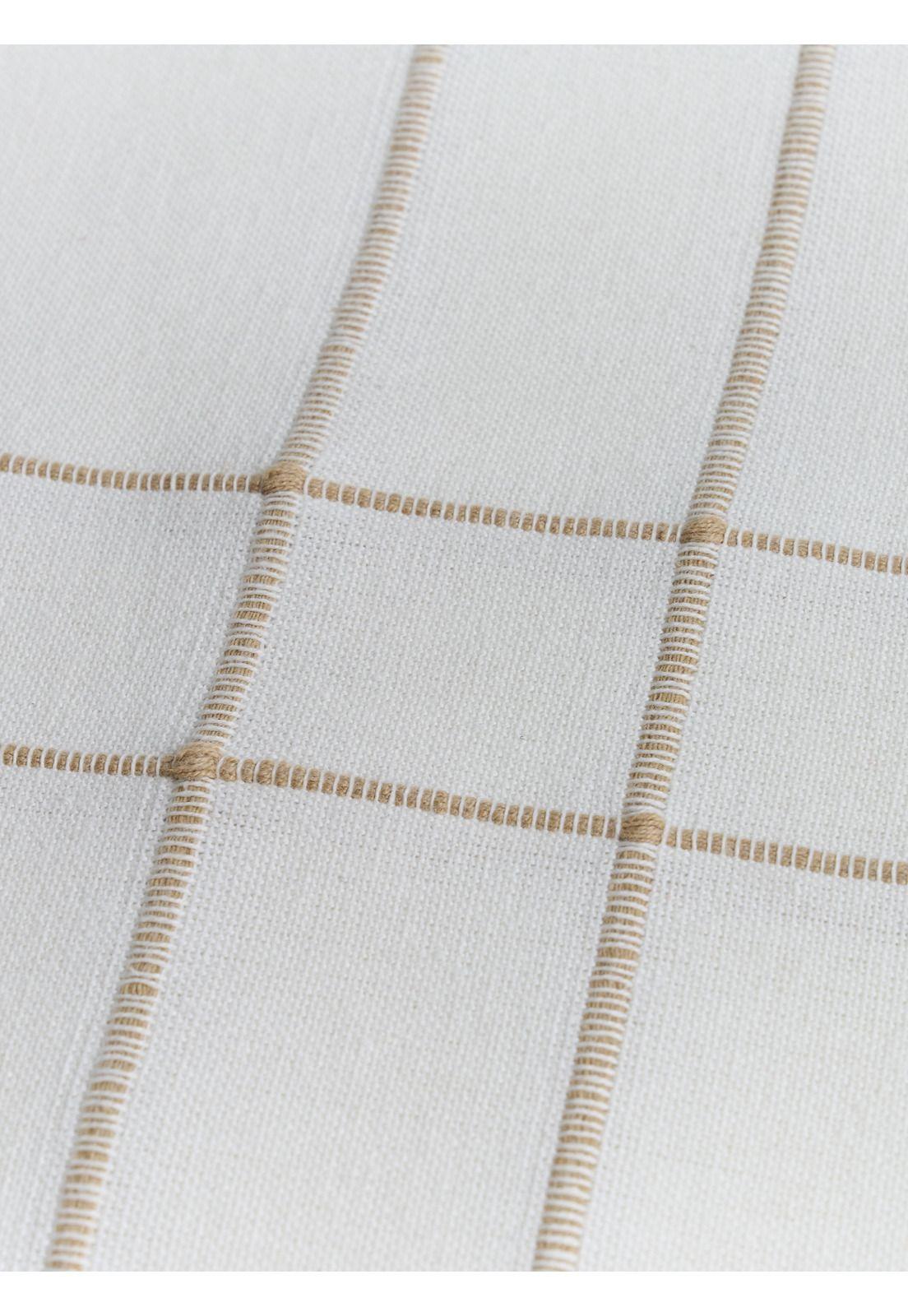 Mantel Líneas Bordadas 150 x 250 cm Blanco-3