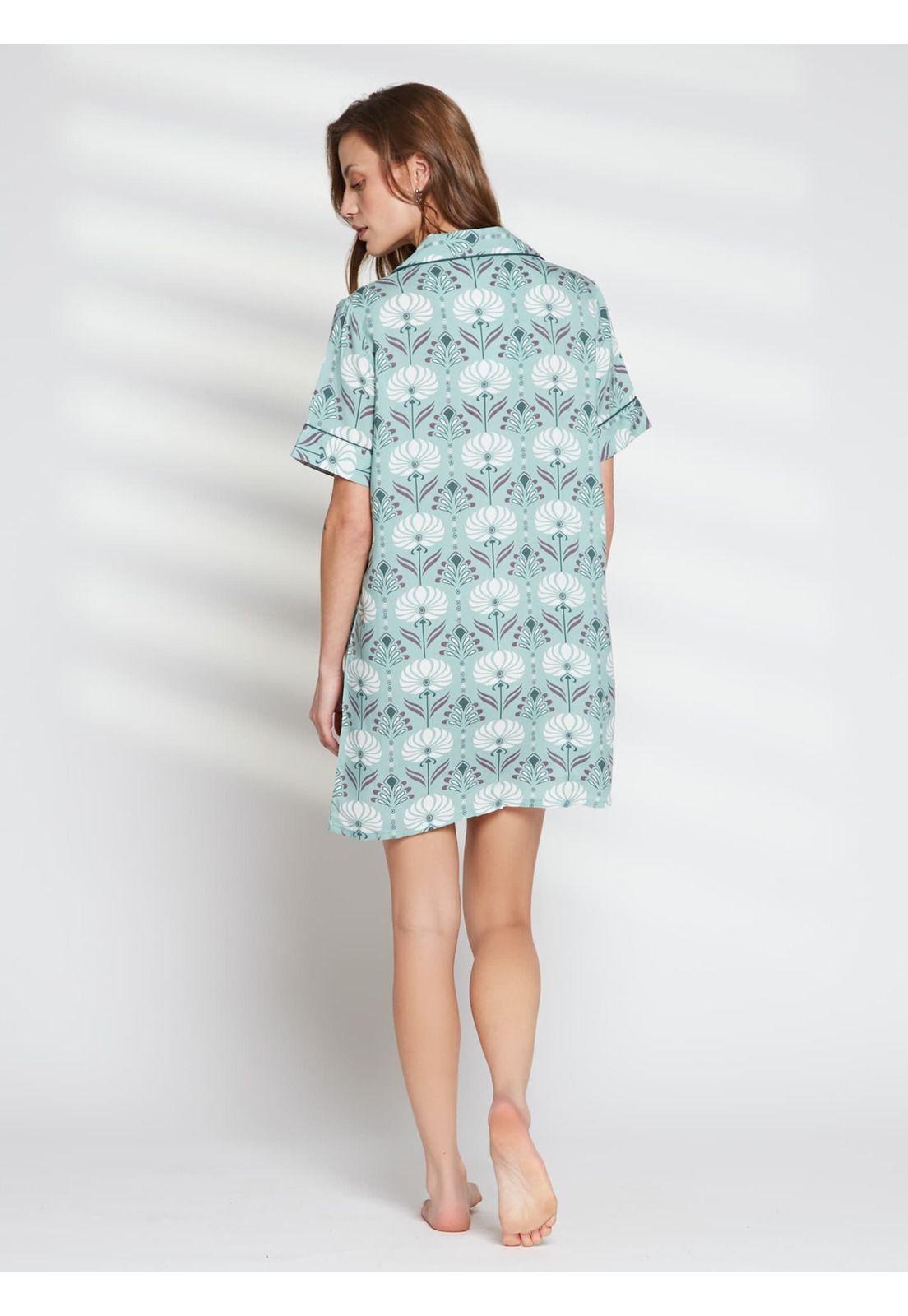 Camisa De Dormir Flores Dreamy-3