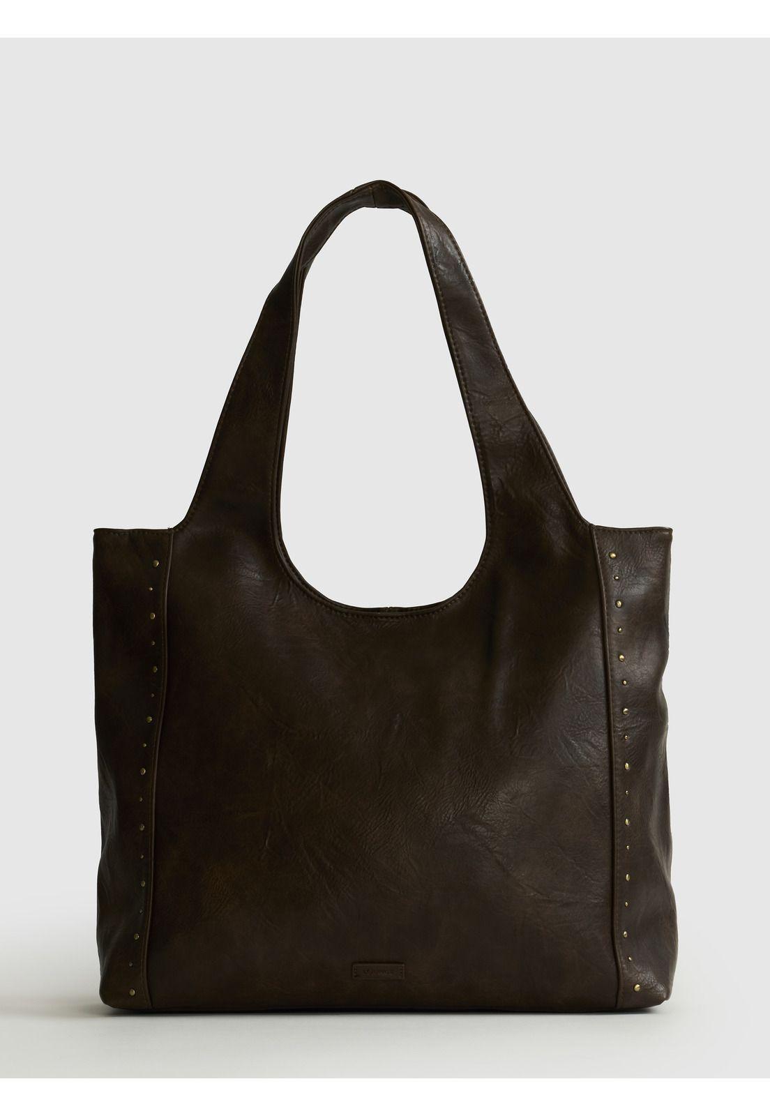 Bolso Handle Grande Tachas Boho-0