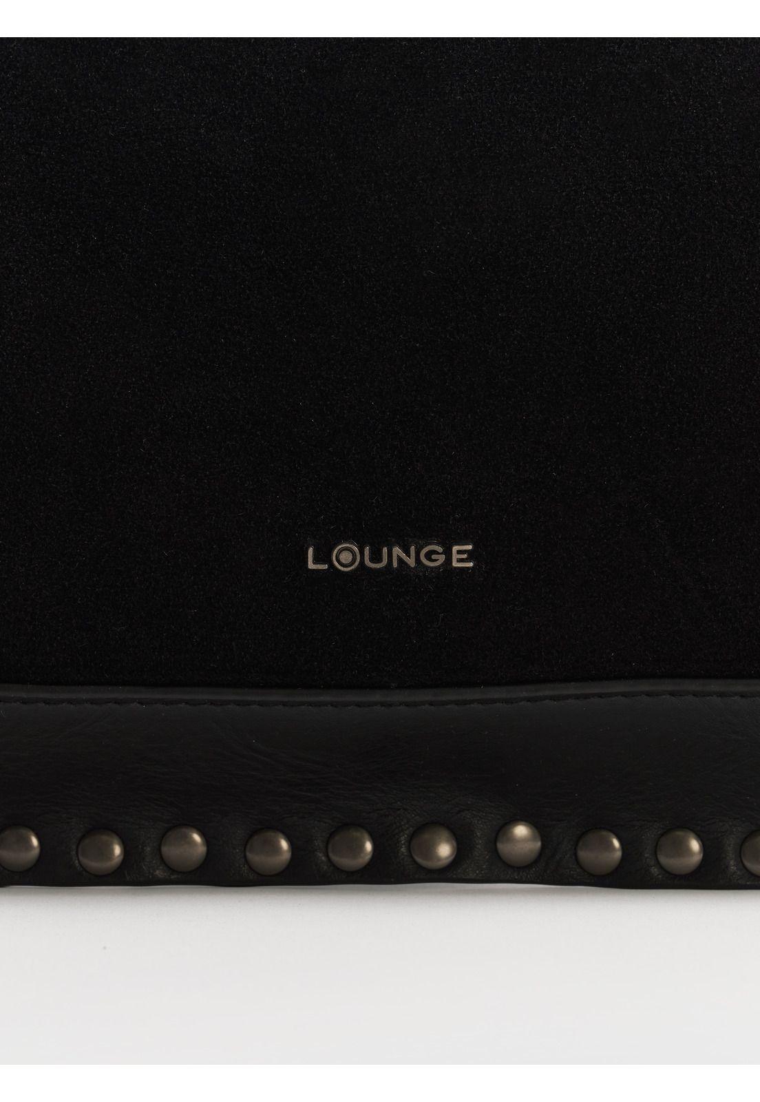 Cartera De Hombro Tachas Fake Suede-4