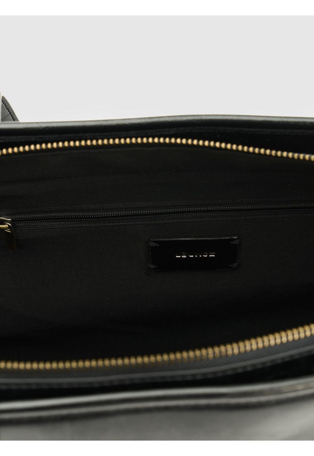 Cartera De Hombro Acharolada Grande Charm Woman-5