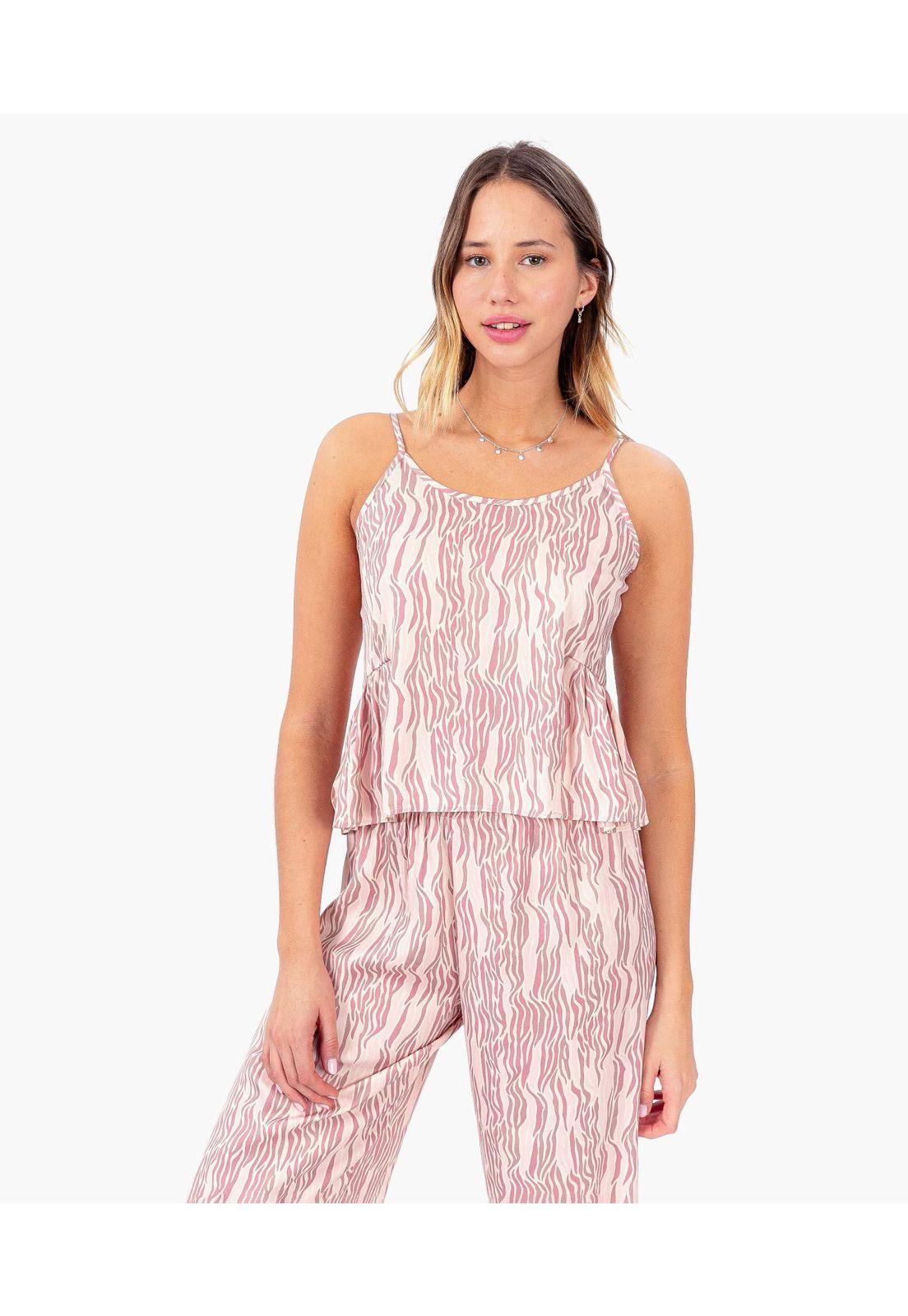 Pijama Dreamy Cebra Vuelos Rosado-0
