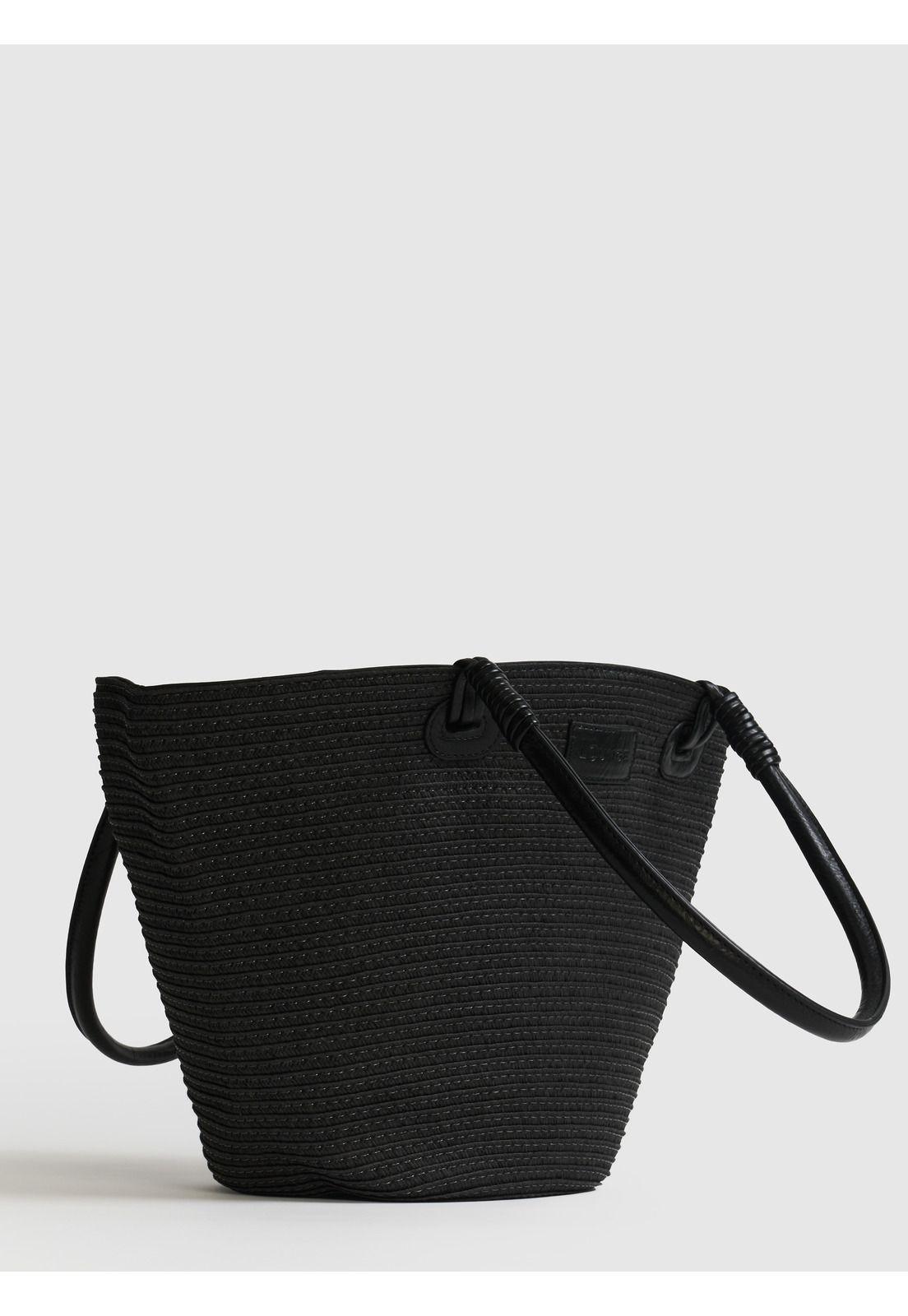 Cartera De Hombro De Playa Paradiso Negro-2