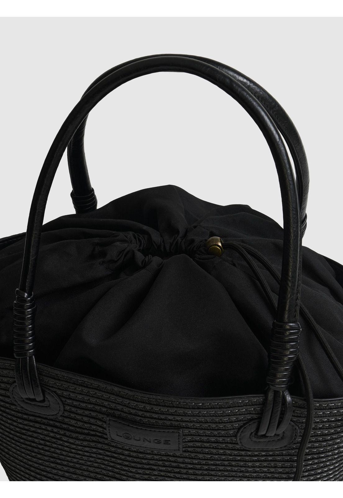 Cartera De Hombro De Playa Paradiso Negro-3