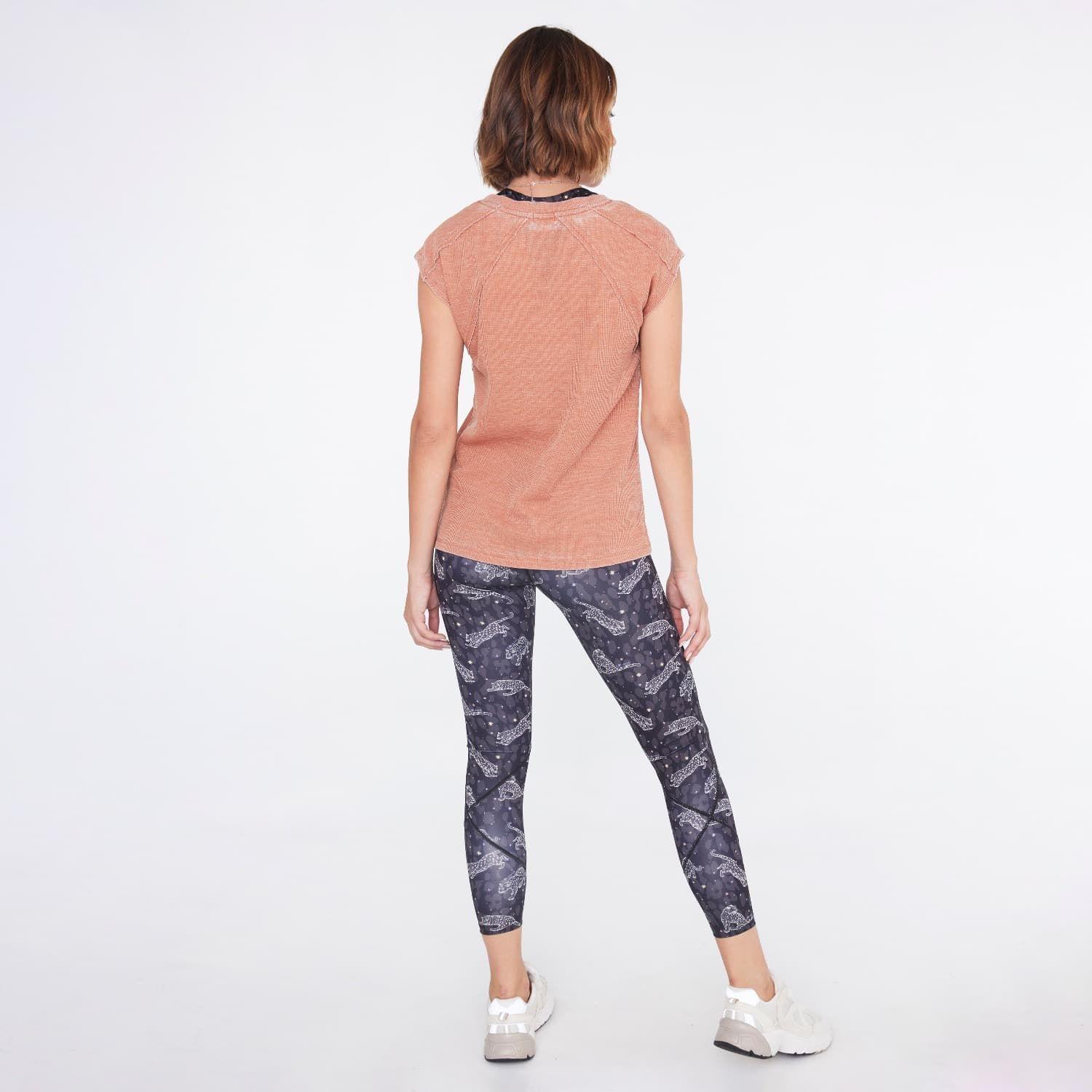 Polera Mujer Efecto Lavado L Terracota-3