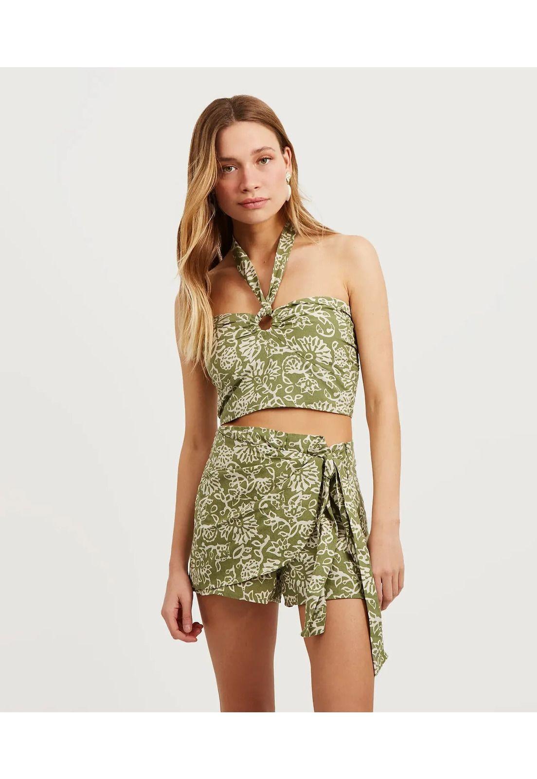 Falda Short Paradiso Nudo -1