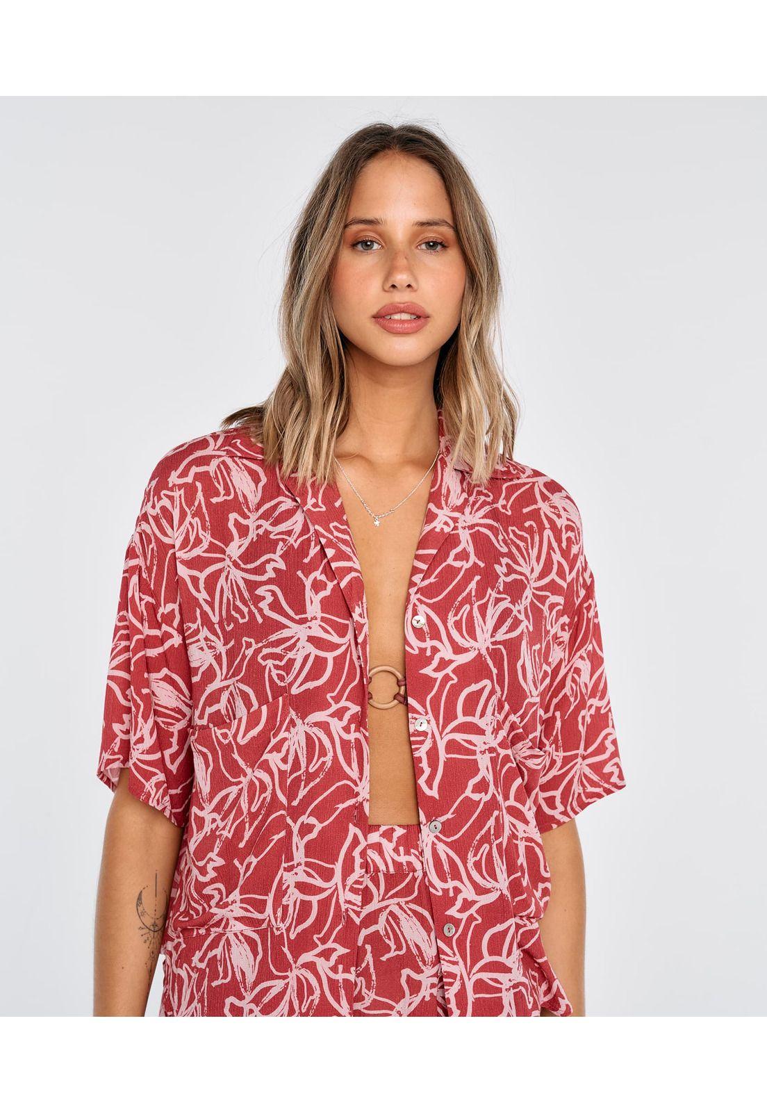 Camisa Mujer Bolsillos Flower Dance-0