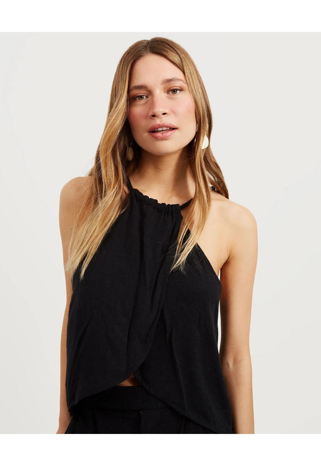 Top Paradiso Halter Cruzado -4