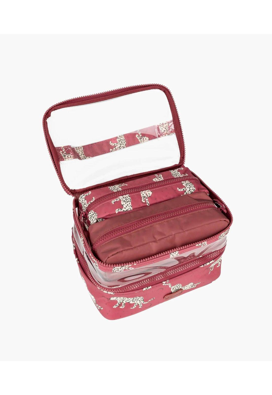 Cosmetiquero Dreamy Dos Estuches Burdeo-3