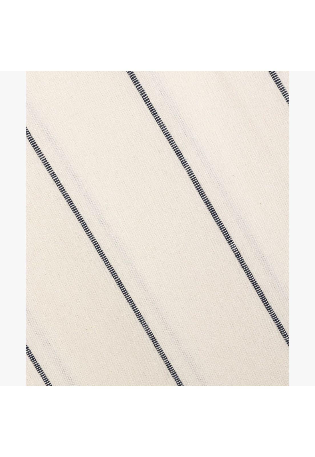 Cortina De Baño Líneas Verticales Blanco-3