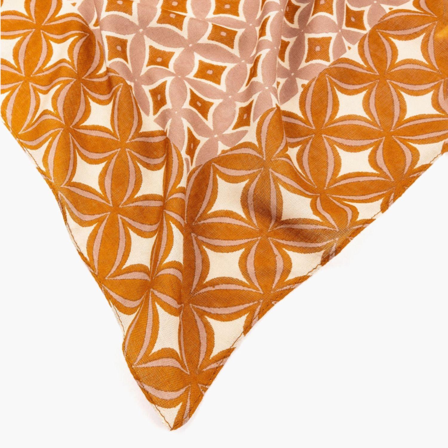 Pañuelo Mujer Retro Café-0