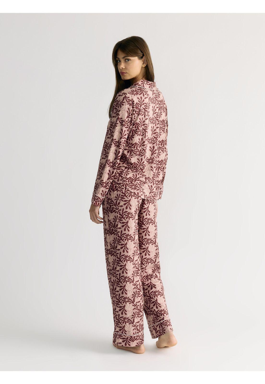 Set Pijama Flores Bicolor Dreamy-2