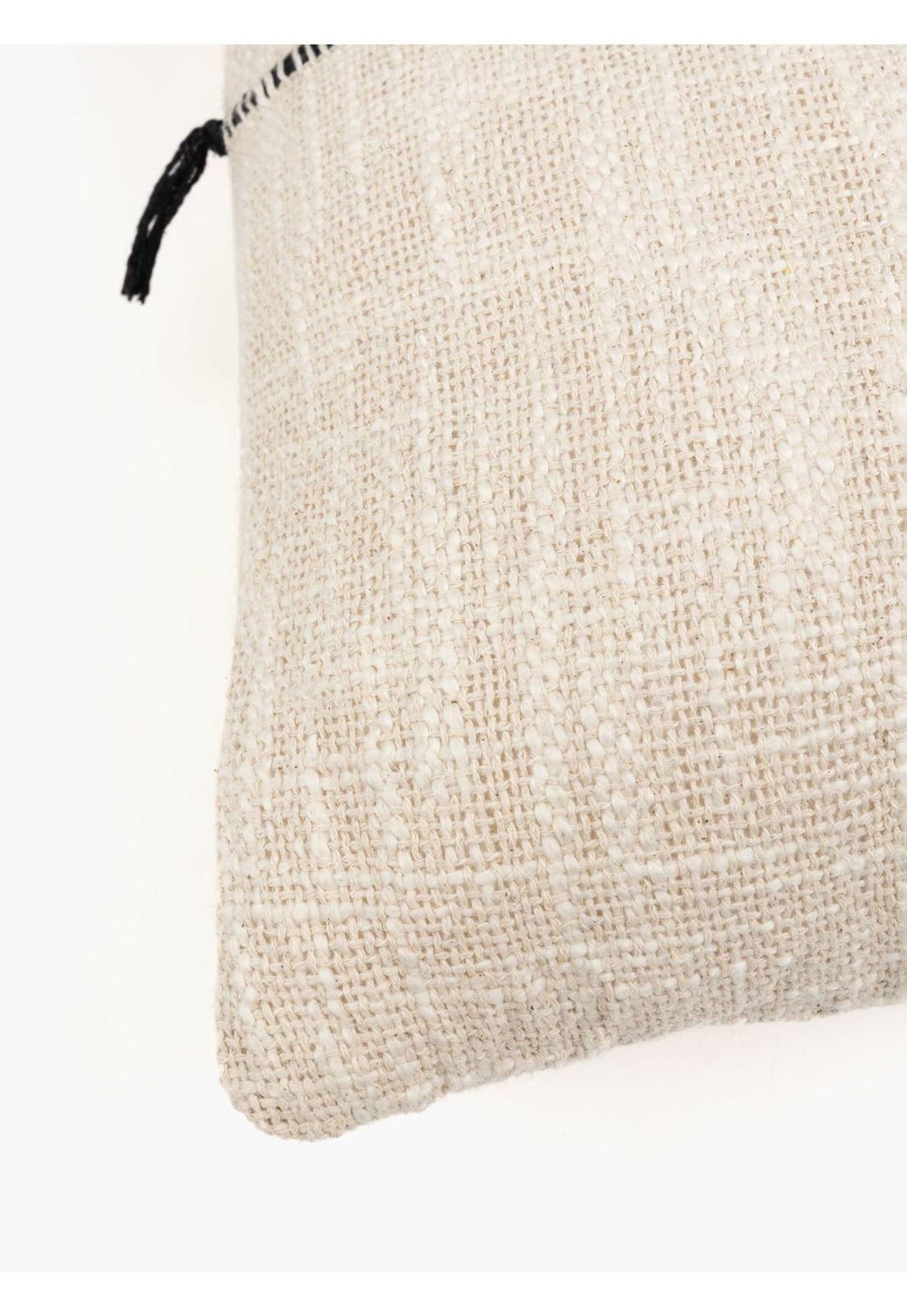 Cojín Línea Bordada Beige-3