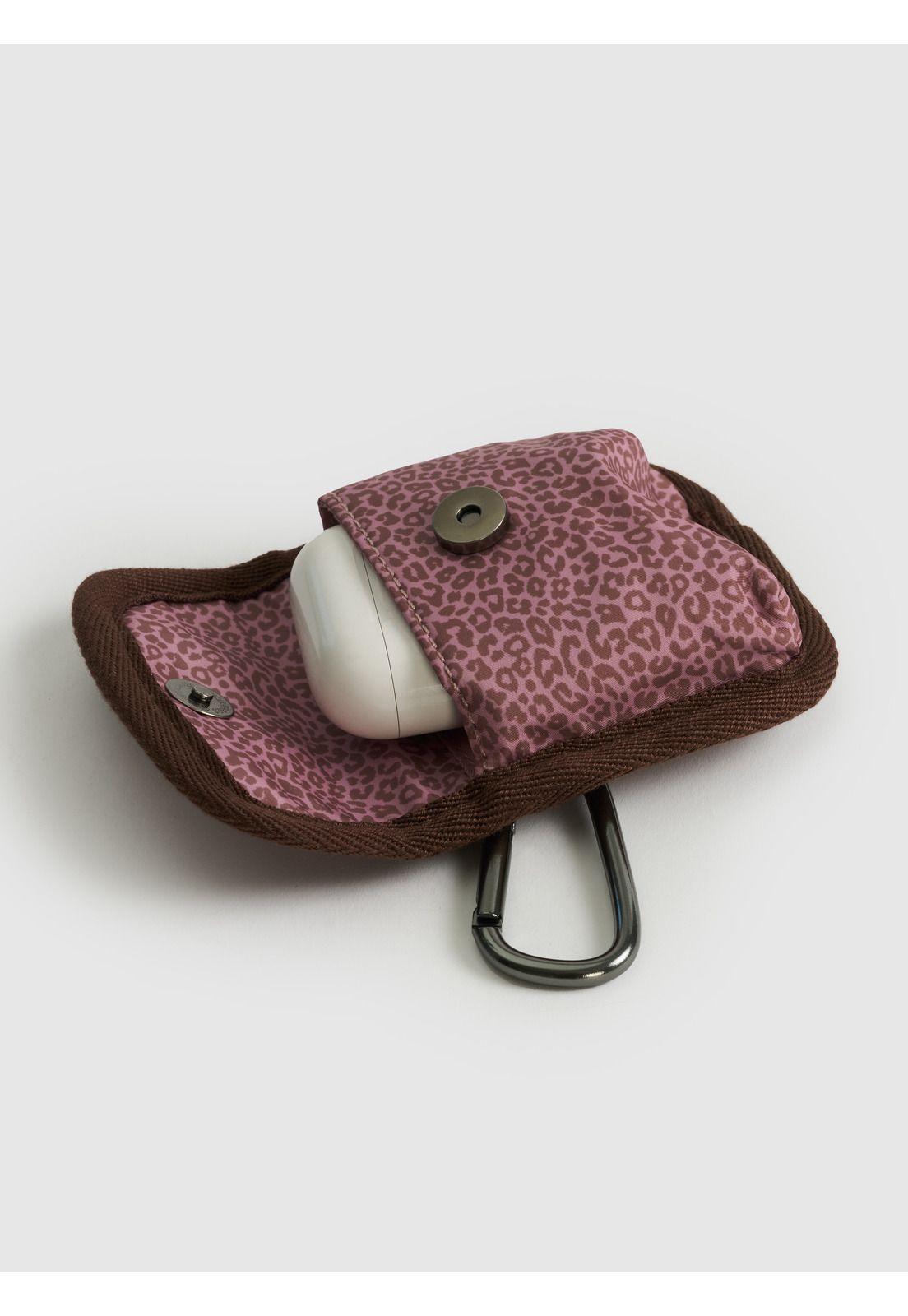 Estuche Audifonos Animal Print Mosquetón-2