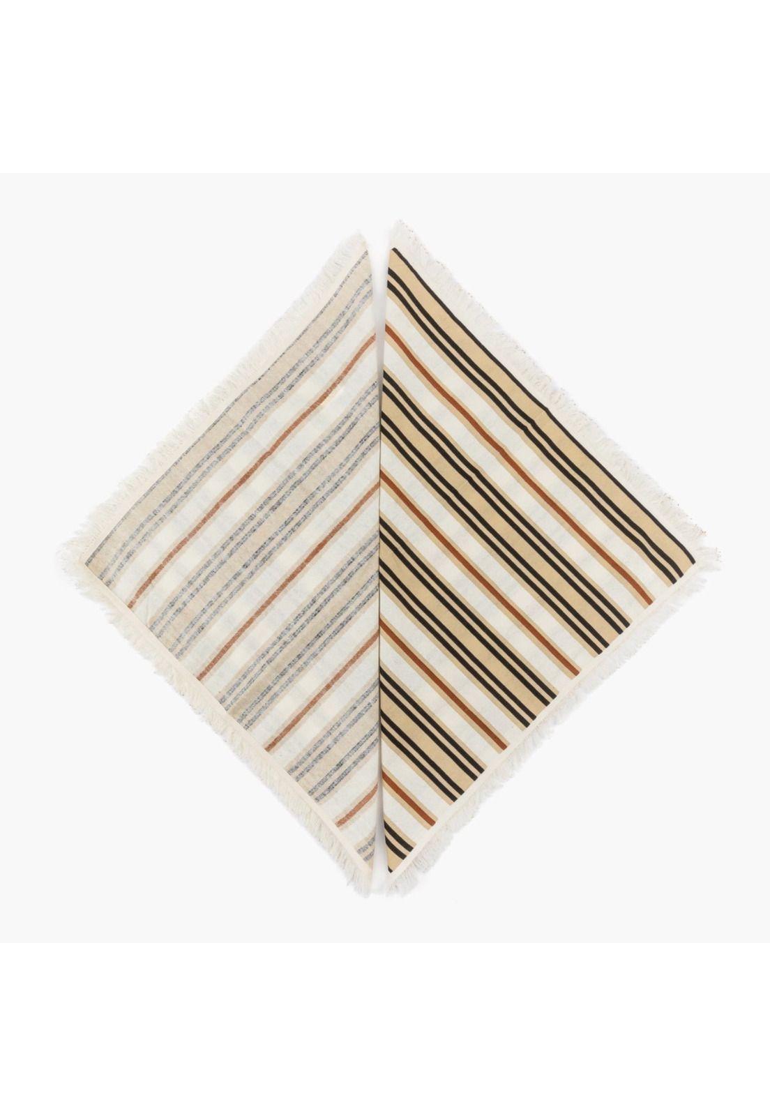 Set Servilletas Líneas Beige-2