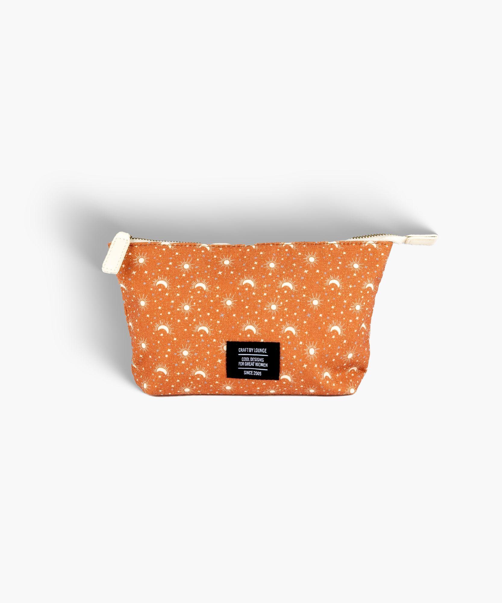 Estuche Mujer Lounge Lunas/Flores Naranja-0
