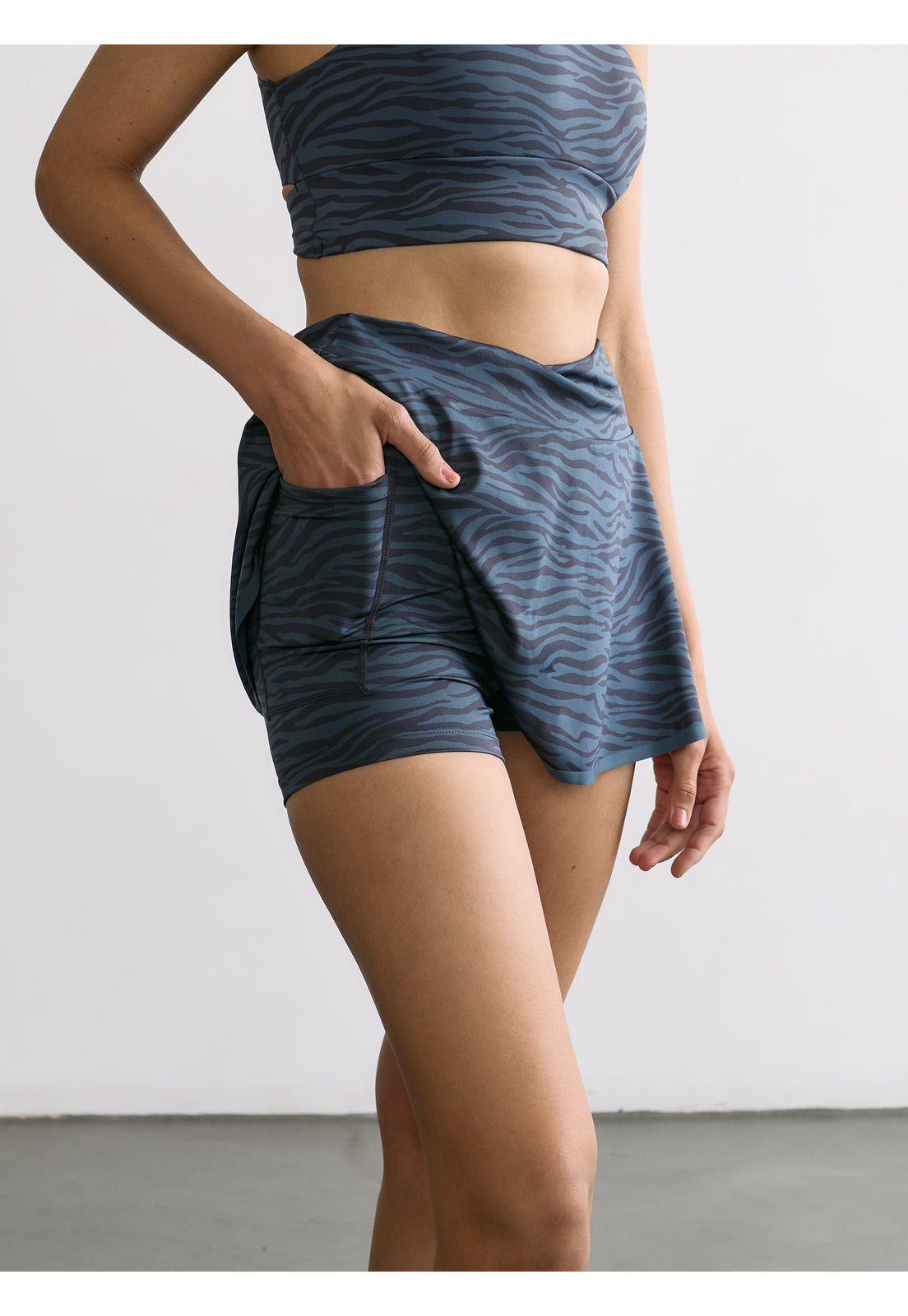 Falda Short Cebra Active-2