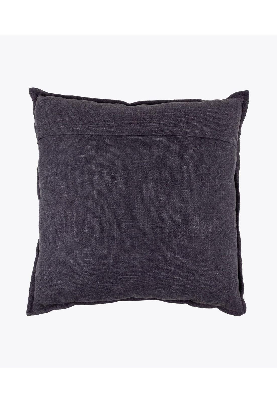 Cojín Algodón Liso 55 X 55 Cm Azul-1