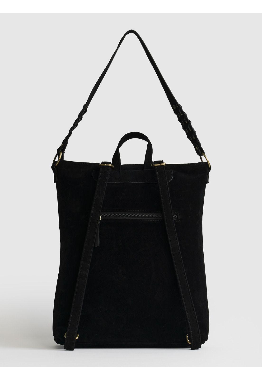 Cartera Mochila Notebook Fake Suede-1
