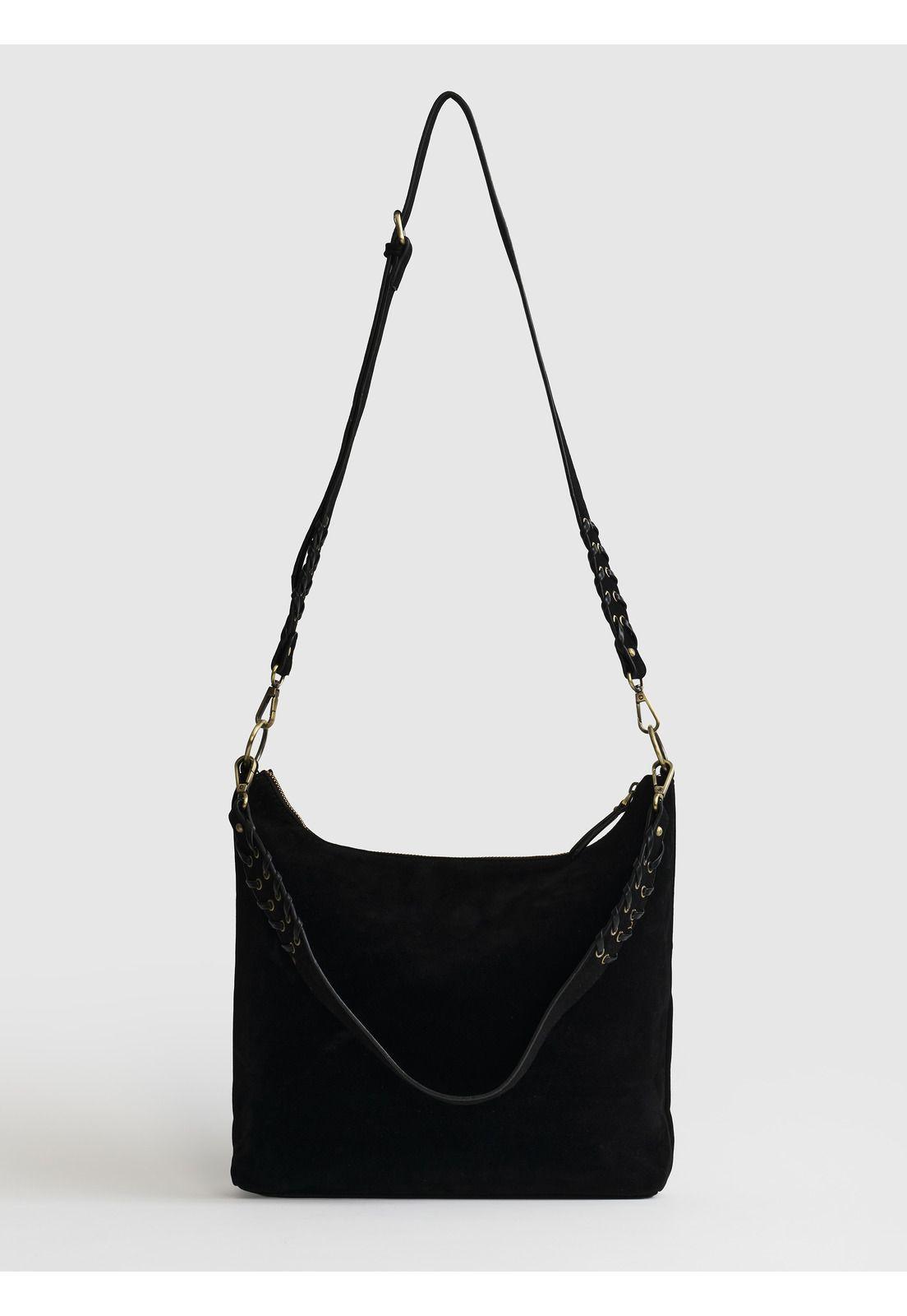 Cartera Bandolera Fake Suede-2