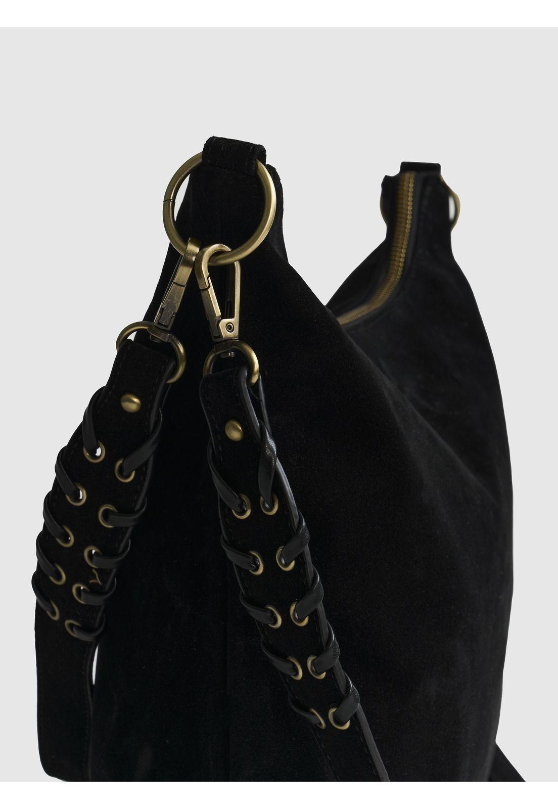 Cartera Bandolera Fake Suede-4