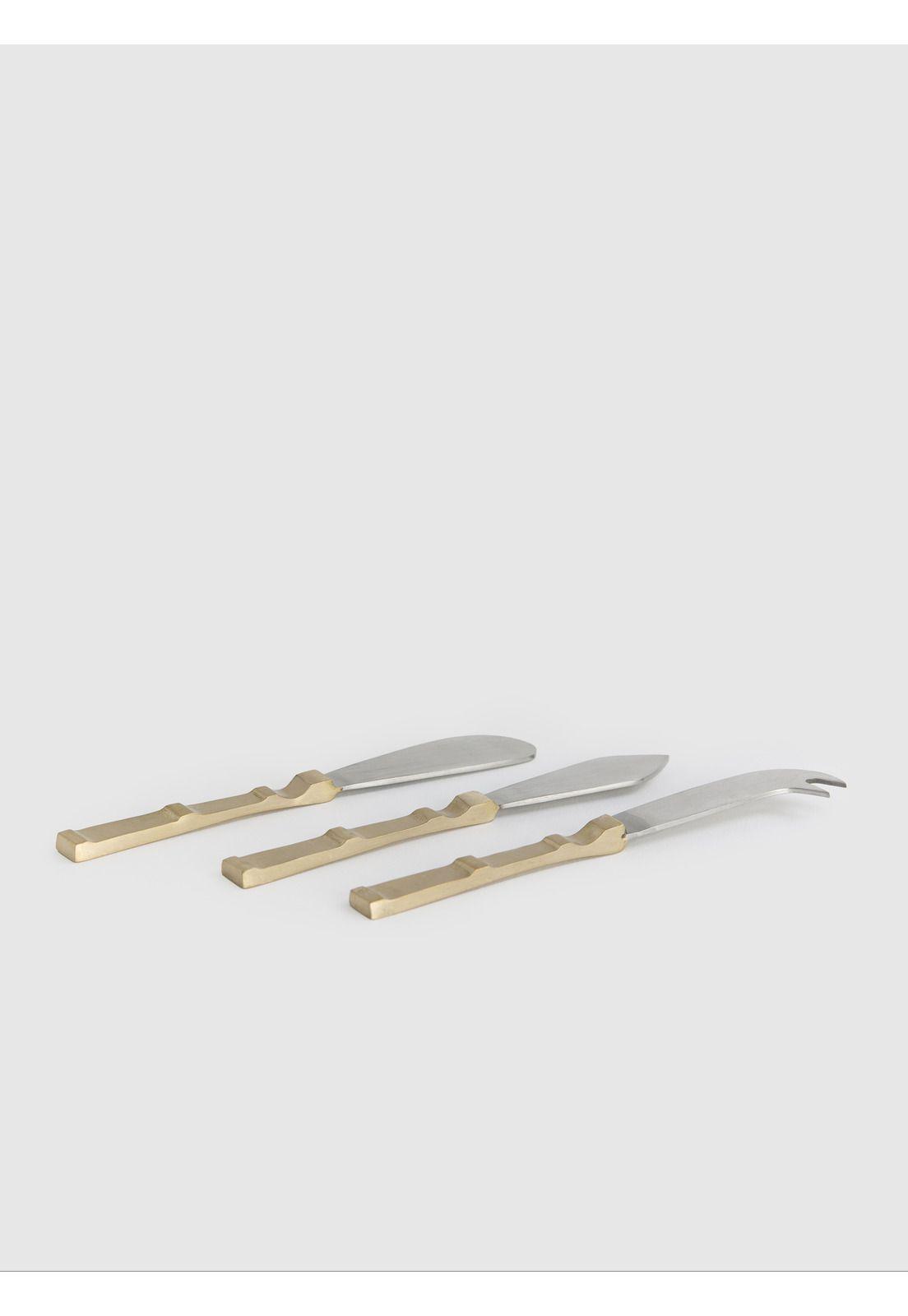 Set Cuchillos Bicolor Plateado-3
