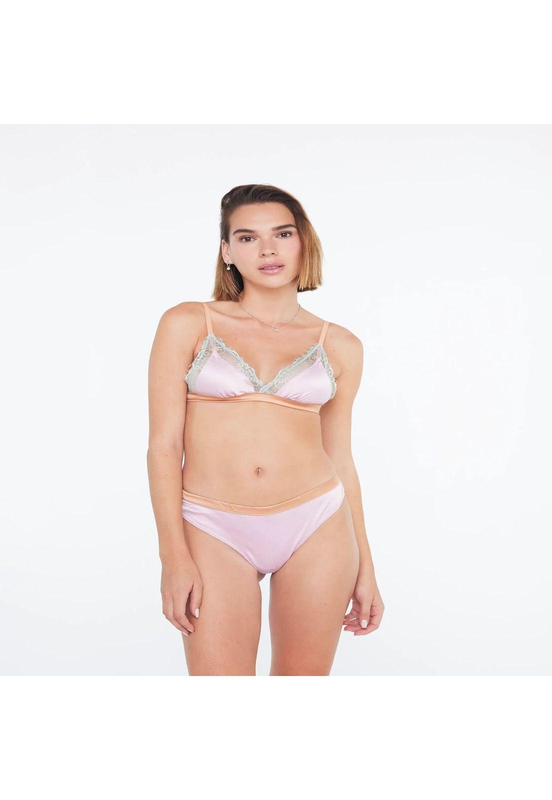 Bralette Mujer Dreamy Satinado Lila-1