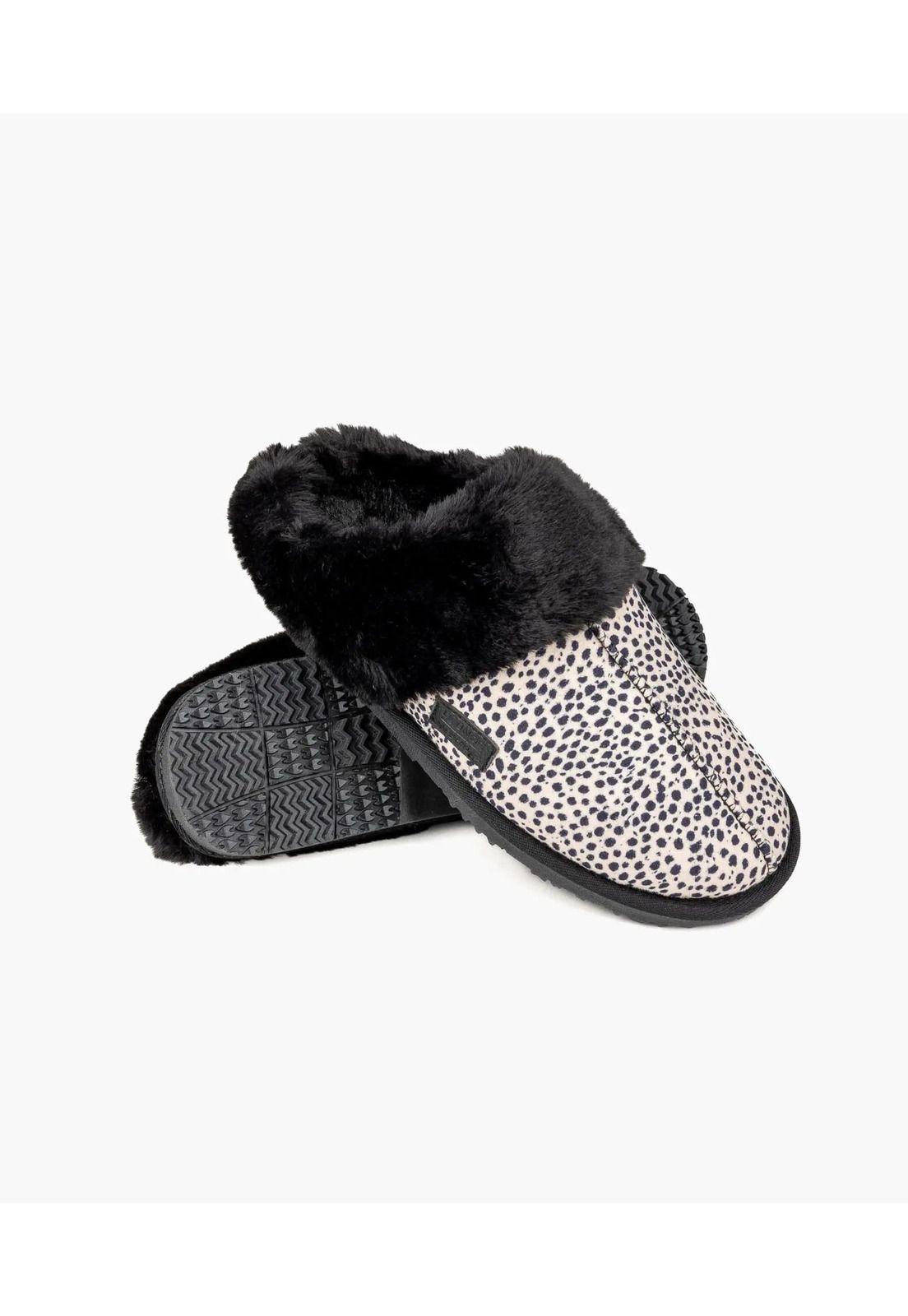 Pantuflas Mujer Comfy 35-36 Negro-2