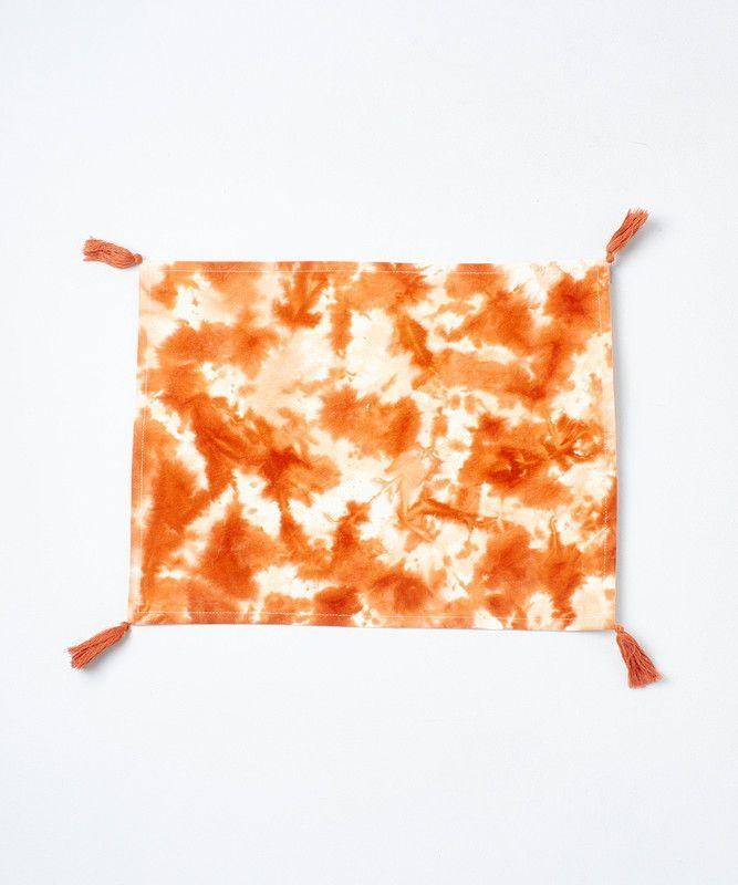 Set Individuales Tie Dye Lounge Naranjo-1