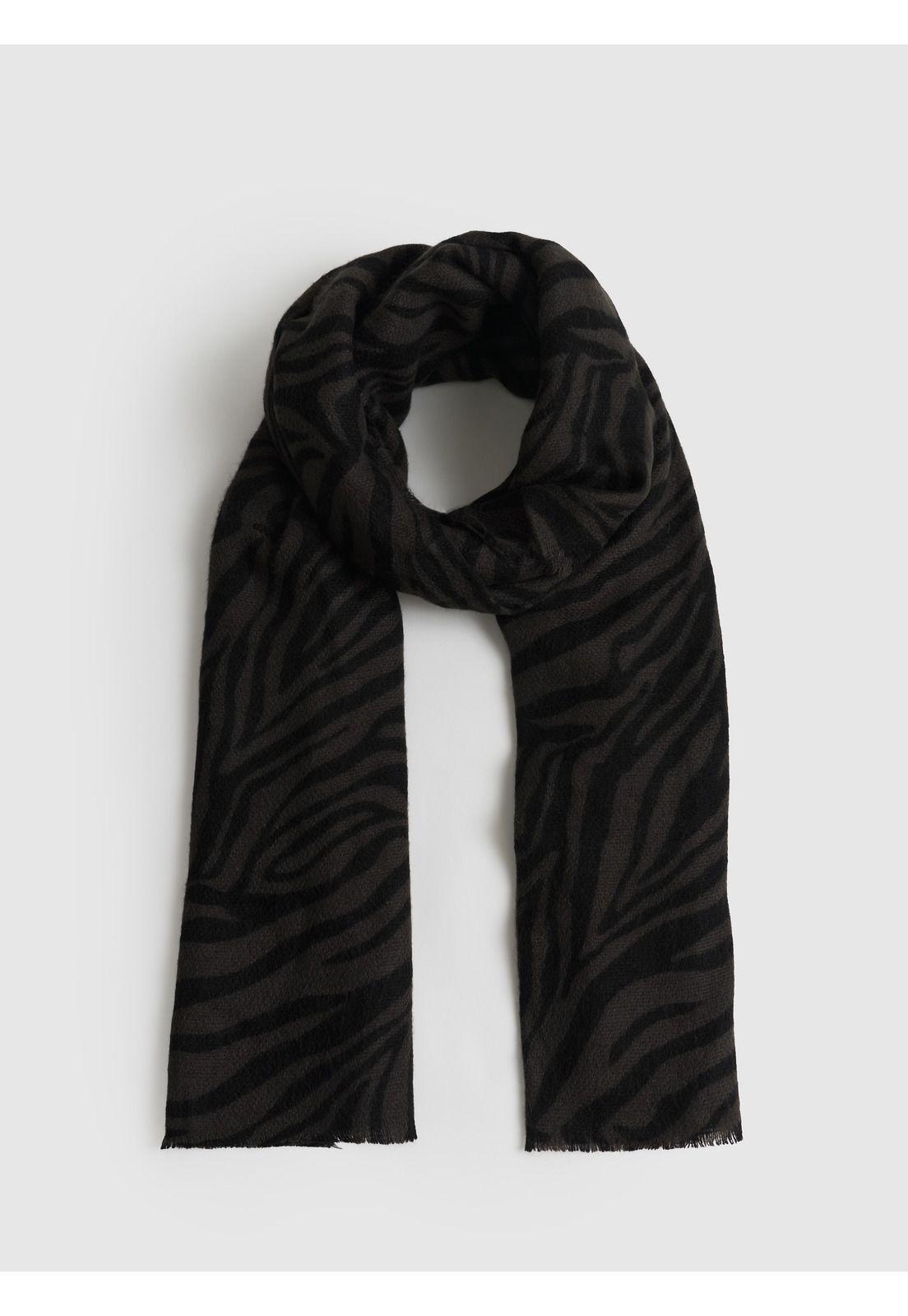 Bufanda Estampado De Cebra-0