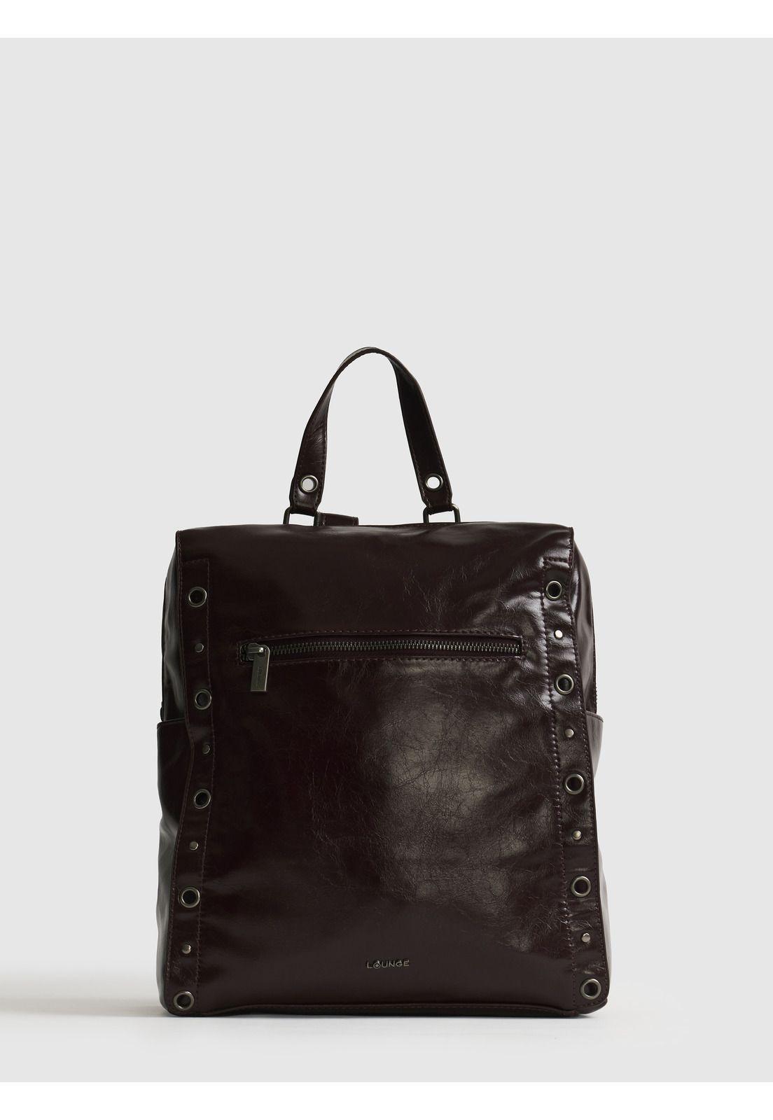 Mochila Mujer Charol Eyelets-0