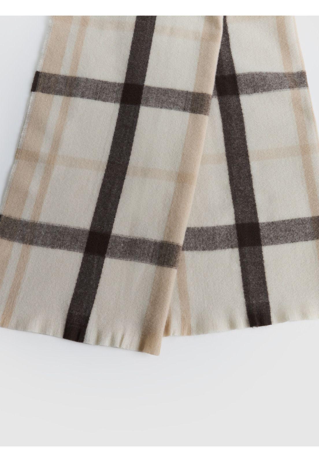 Maxi Bufanda Cuadrillé Alto Invierno-2