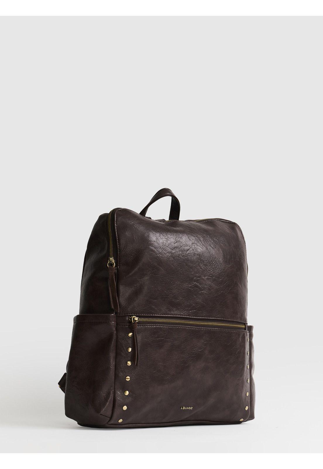 Mochila Tachas Puller Gamuza Boho-2