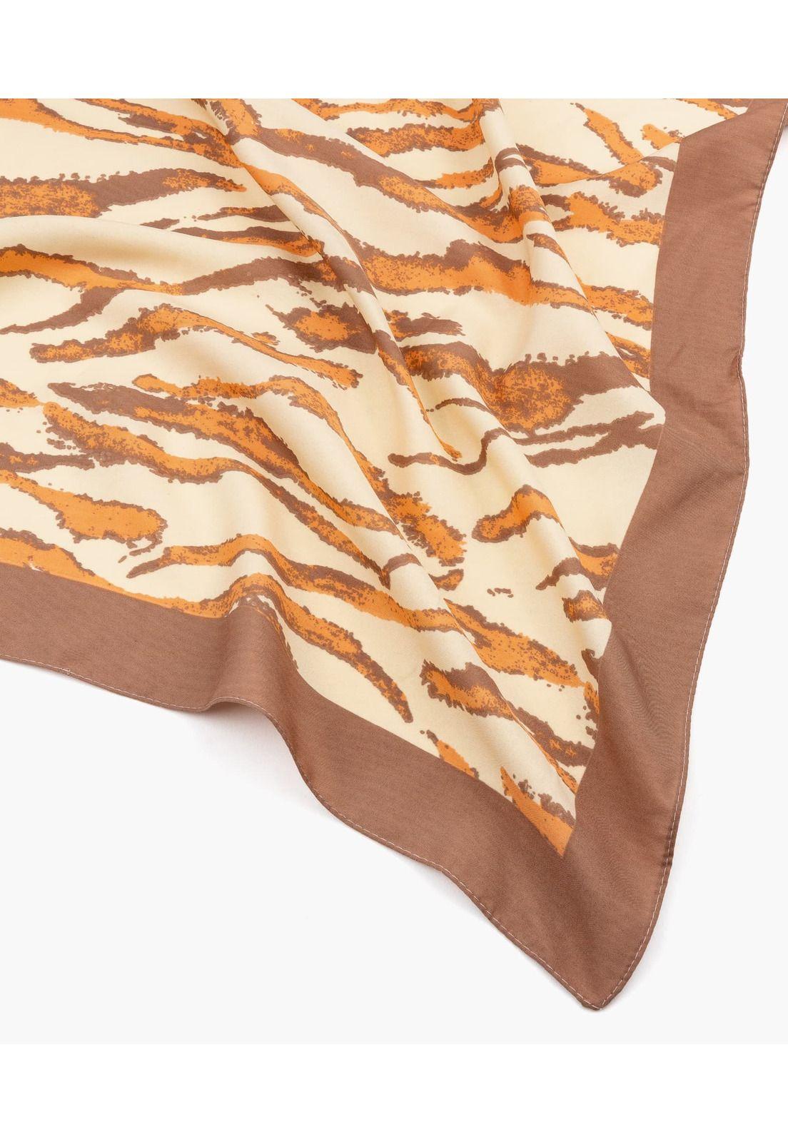 Pañuelo Mujer Zebra Beige-0