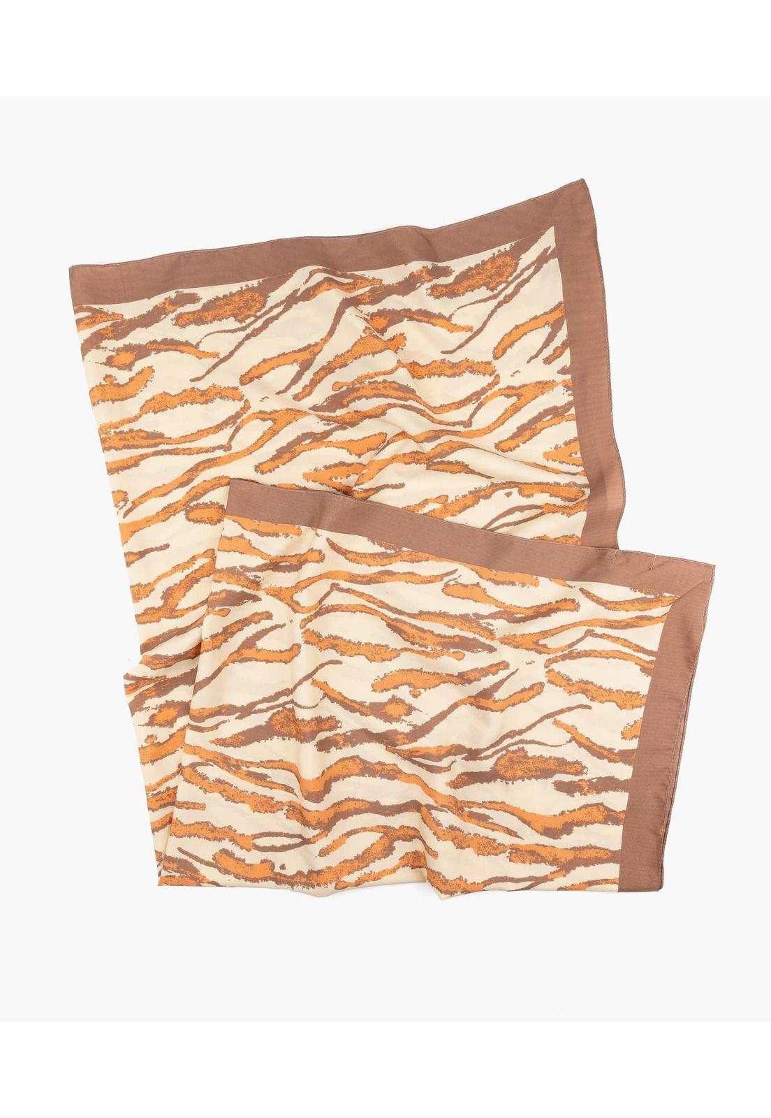 Pañuelo Mujer Zebra Beige-1