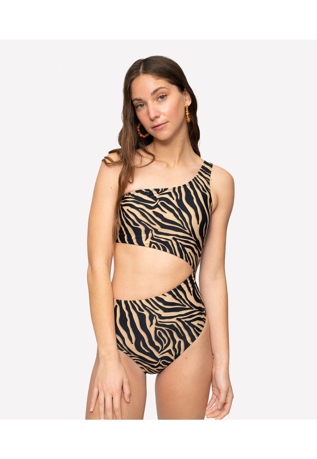 Traje De Baño Mujer Cut Out -0