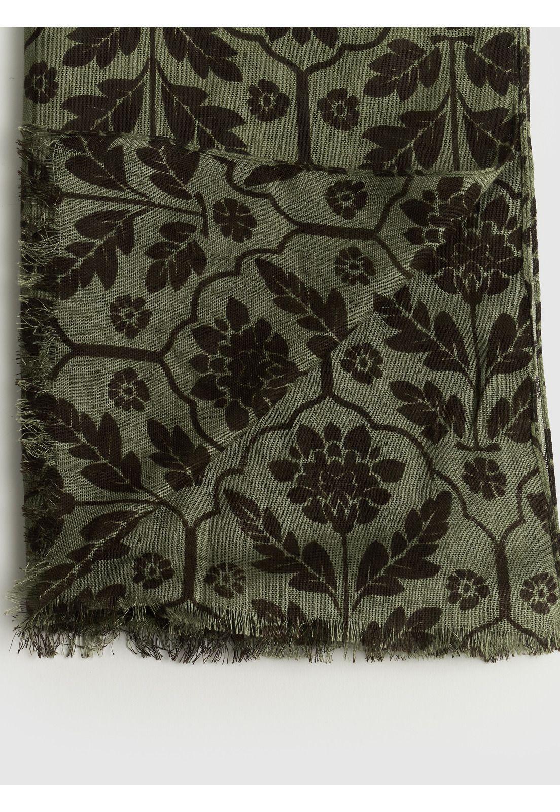 Estola Estampado Flores Boho-2