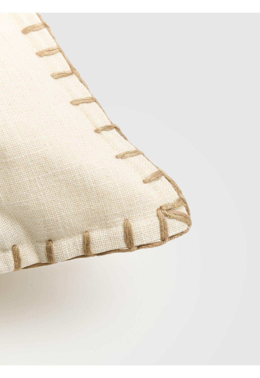 Cojín Funda Lavable Palmera 45 x 45 cm Camel-3