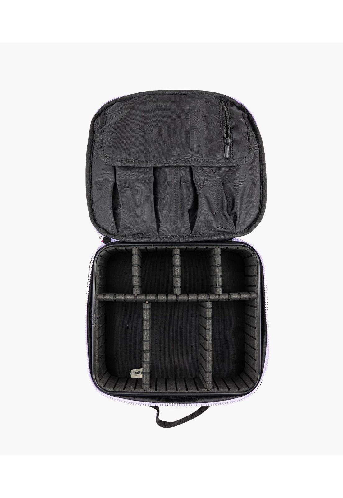 Cosmetiquero Nylon Portátil Negro-3