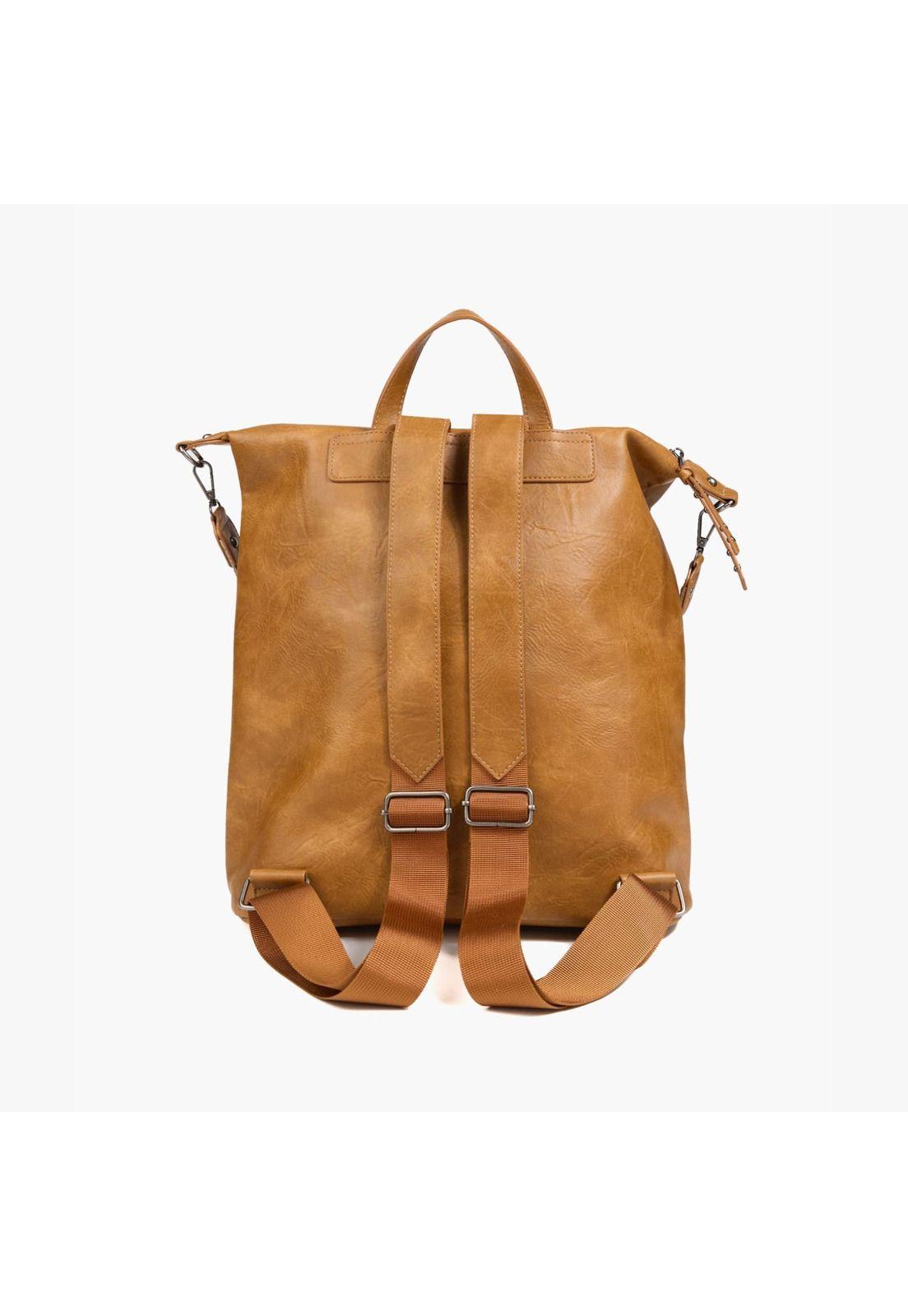 Cartera Mochila Boho Camel-2