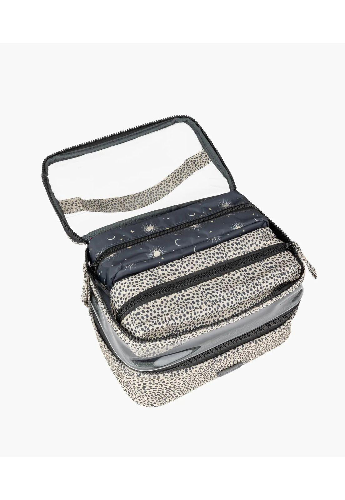 Cosmetiquero Dreamy Dos Estuches Beige-3