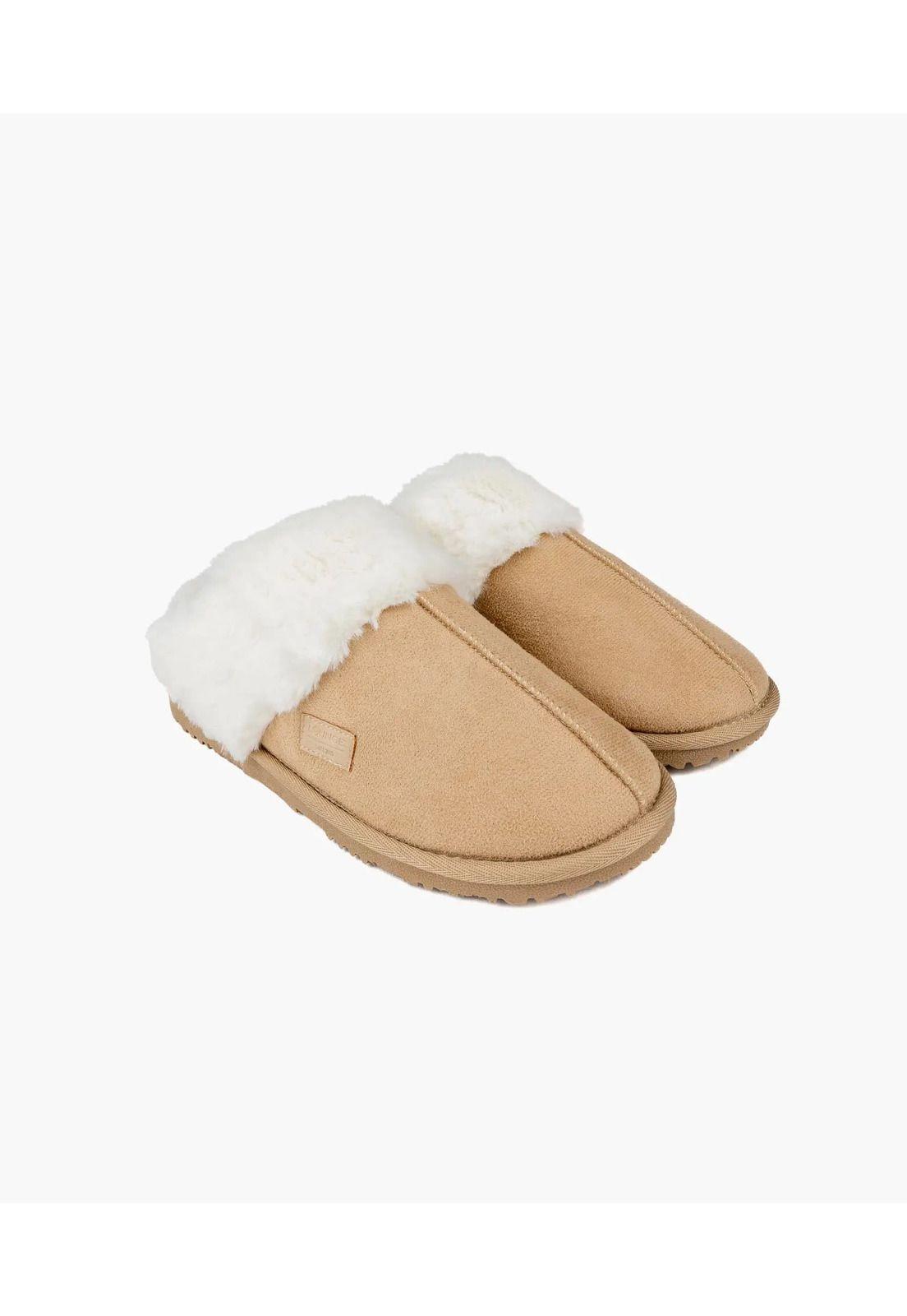 Pantuflas Mujer Comfy 39-40 Beige-0