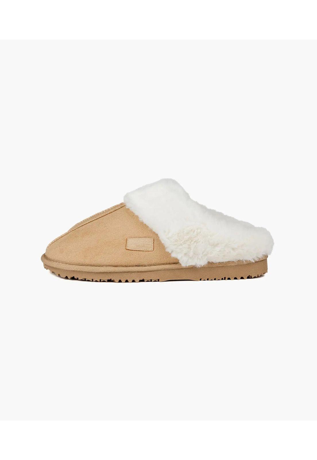 Pantuflas Mujer Comfy 39-40 Beige-1